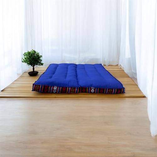 Handmade Foldable Meditation Cushion – Cotton Floor Seat Pad with...