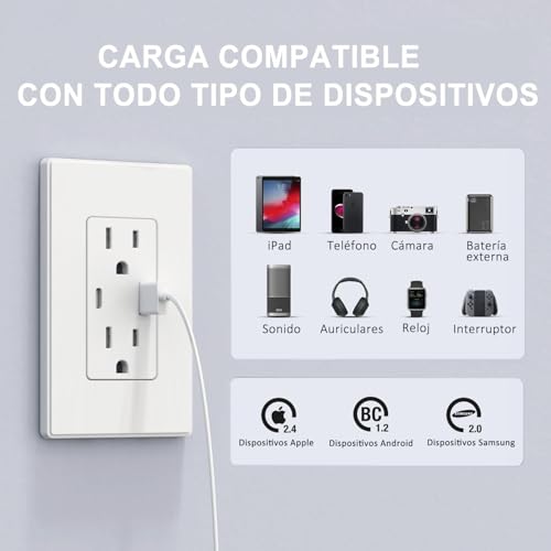 Contactos de pared con USB 17 Imagen adicional
