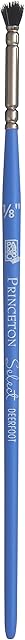 Princeton Tec Artiste Deerfoot Stipler Brush, Acrylic, Deer Foot, Gr. 1/8"