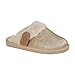 Price comparison product image Jo & Joe Ladies Gorgeous Gold Sparkle Fur Collar & Lining Mule Slippers UK Sizes 4-8 (UK 5)