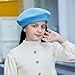 Kids Wool French Beret Hat, Classic Fashion Warm Solid Color Artist Beret Hat for Toddler Baby Girl