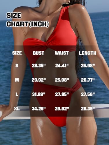 XXTAXN Women's Sexy Thong Cutout Monokinis Tie Beach One Piece Swimsuit Bathing Suit2