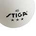 STIGA 12 3-Star Table Tennis Balls (White, 40 Mm Two 6 Packs)