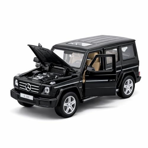 Image of Wizplex MSZ Official Licensed Mercedes G 350-D G Wagon Diecast Model Car 1:32 Scale | Light & Sound | Pull Back Action | Metal SUV Toy | Collectible Display & Gift