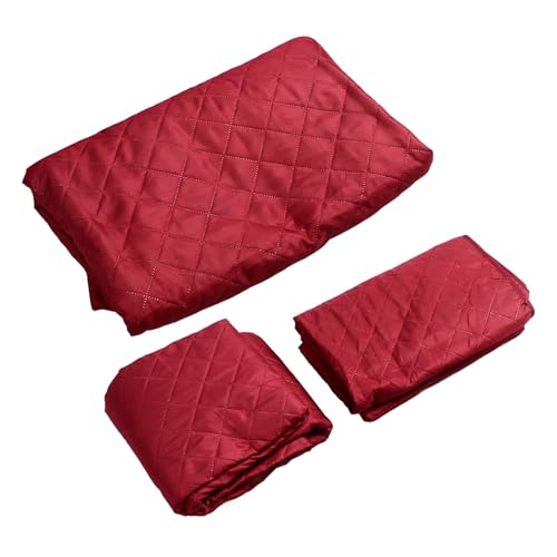 Housse de canapé universelle 3 pièces polyester extensible et durable