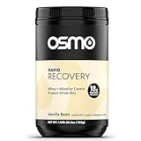 Osmo Nutrition Rapid Recovery Mix | Whey Isolate & Micellar Casein Powdered Drink | Accelerates Glycogen Restoration | Enables Muscle Repair | Vanilla | All Natural Ingredients | 14 Servings