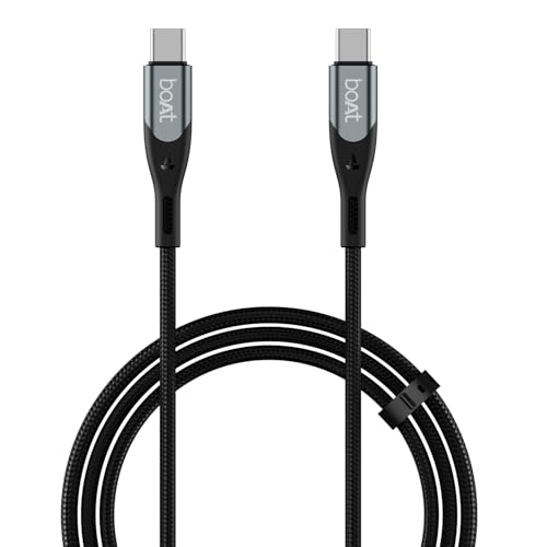 boAt Type C to C 65W Fast Charging Cable with 480 Mbps Data Trans...