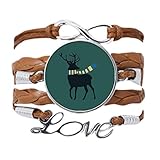 bufandas navideñas tejidas Característica: - Un accesorio a juego para llevar la ropa; - Diseño de cuerda de cuero multicapa - Diseñado con dos cuerdas de cuero trenzado; cartel de metal plateado "Infinity" y abalorios "Love"; una buena alternativa para combinar con diferentes estilos de uso, incluyendo elegante, elegante, elegante, sexy, rock o fresco, etc. Un gran regalo para tus amigos, novio, novia, esposa, marido o familias para compartir tu amor completo a quien atesoras.