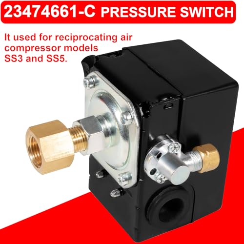 image for YCCOREE 23474661-C Pressure Switch Used for Single Stage Compressor SS