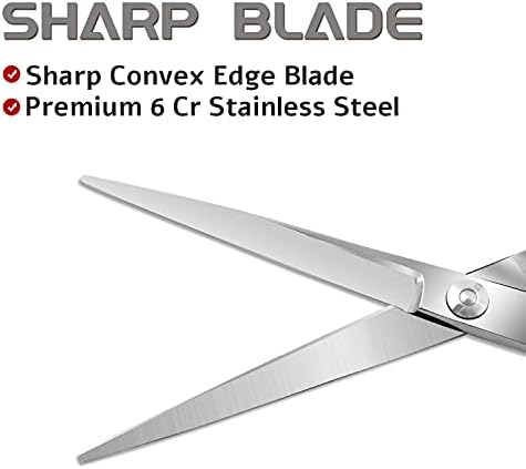 Left Handed Hairdressing Scissors Hair ScissorFcysy Professional Sharp Left Hand Barber Scissors 6 Lefty Hair Cutting Scissors, Hairdresser Scissors Salon Haircut Scissors Hair Shears for Women Men