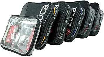 ZUCA Obsidian Sport Insert Bag with Black Frame and Special Set of 5 Packing Pouches + Toiletry Bag Bundle