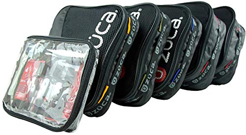 Zuca Stealth Sport Insert Bag With Black Frame (Non-Flashing Wheels) And Special Set Of 5 Packing Pouches + Toiletry Bag Bundle #TOP5