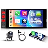 Navegación GPS y Wi-Fi: Este pantalla para coche dispone de navegación GPS con soporte de mapas off-line y actualiza automáticamente los mapas on-line vía Wi-Fi para el tráfico en tiempo real. La rápida conexión Wi-Fi permite la transmisión fluida de música y vídeos, descargas de aplicaciones desde Play Store y servicios versátiles