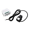 Fafeicy Smart WiFi Electricity Meter with Clamp, 80A Power Consumption Monitor, Remote Control, Overload Protection, Energy Management, Black