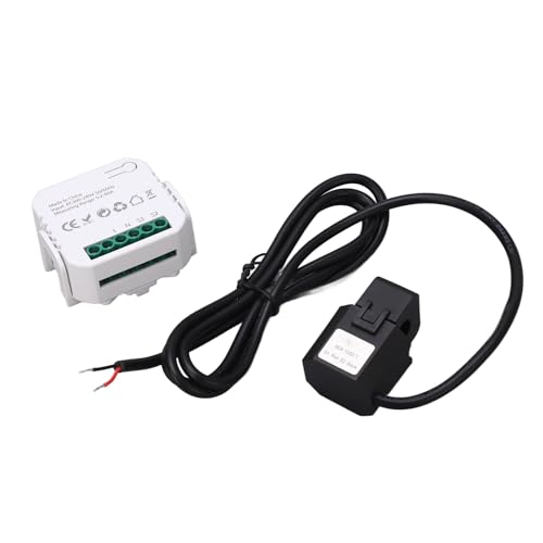 Image of Fafeicy Smart Electricity Meter, WiFi Clamp Power Monitor with Real Time Energy Tracking for Home and Office Black