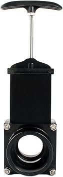 RV Refitting Accessories 50MM RV Sewage Valve, Dump Waste Sewer ABS Valve for Outdoor Accessories