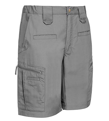 LA Police Gear Men's Teflon Coated STS Atlas Cargo Short - Grey - 42
