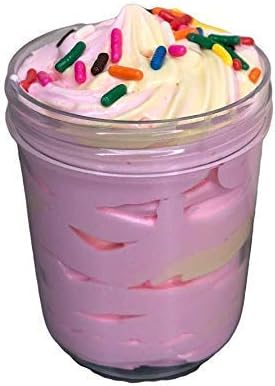 BIRTHDAY CAKE Whipped Soap - *Smells YUMMY!* 6oz or 4oz Jar of Light Fluffy- Bath & Shower Whip - Hand + Body Soap or Shaving Cream + Foaming Bath Whip