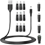 1M USB to 5V DC Power Cable for Electronics, DIY Projects, and Charging Devices - Compatibility and Durable Design