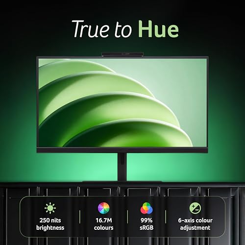Image of acer B227Q D1 21.5 Inch IPS Full HD Backlit LED Monitor I Full HD Adjustable Webcam, MIC Support I 100Hz I Tilt, Swivel and Height Adjustment I HDMI, VGA & USB 2.0 I Eye Care I Stereo Speakers