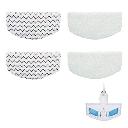 Steam Mop Pads for Bissell PowerFresh 1940 1806 Replacement Parts, 4 Pack
