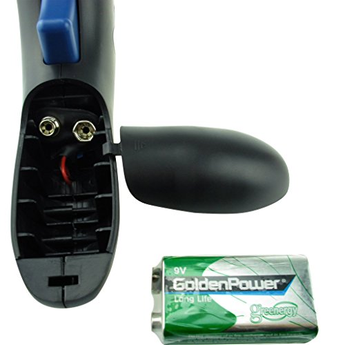 DANOPLUS Digitaler berührungsloser Foto-Drehzahlmesser, Laser-Drehzahlmesser mit Datenaufzeichnungsfunktion, reflektierende Bänder, Messbereich: 2,5–99999 U/min