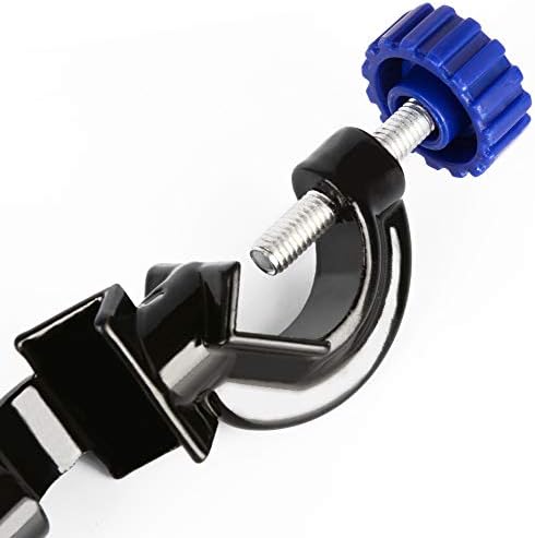 Labasics 2-Pack Adjustable Bosshead Clamp Holder, Lab Heavy Duty Boss Head Clamp Holder Aluminum Alloy Body, up to 21mm Rods for Laboratory Use