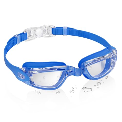 Image of Aegend Swim Goggles, Swimming Goggles No Leaking Full Protection Adult Men Women Youth