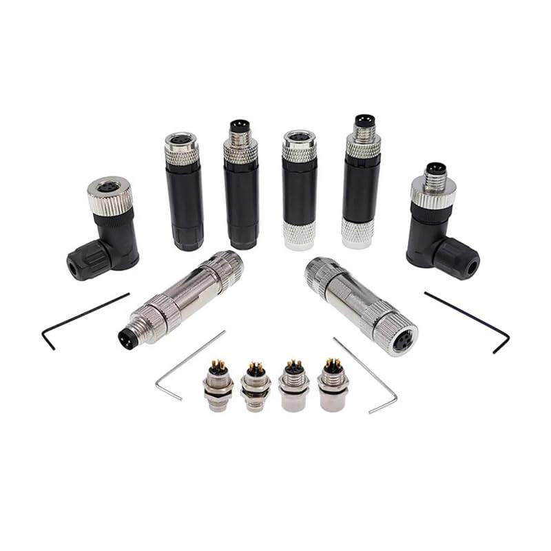 Connecteur M8 4 broches droit étanche IP68 pour liaison capteur industrielle