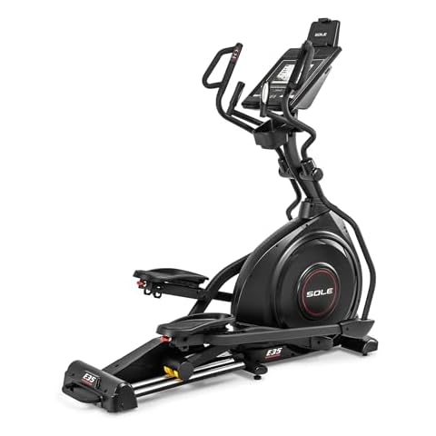 Elliptical Machine: E35 Elliptical Gym Equipment for Home and Studio, Exercise Equipment with 10" Touchscreen, WiFi, Adjustable Resistance & Pedals, Power Incline and Heart Rate Monitoring (E35) Cover