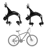 Zisemeil Freno de Bicicleta Mecánico de Doble Pivote, 1 par, Bicicleta de Carretera en Forma de V, Juego de Frenos Mecánicos de Doble Pivote, Piezas de Reparación, Accesorios