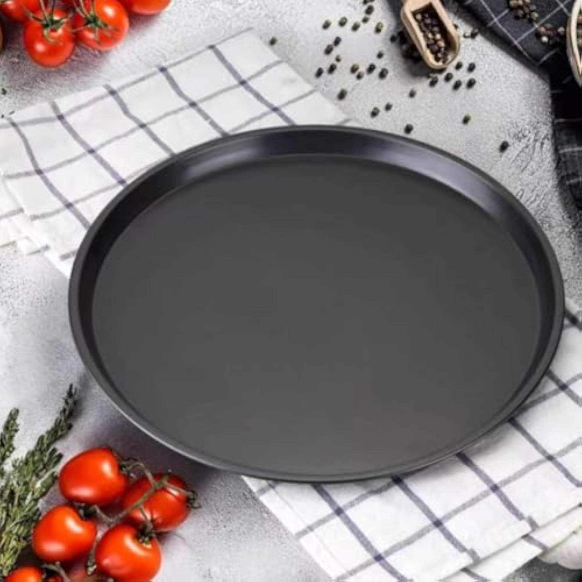Round Non-Pizza Cooking Tray for Effortless Baking
