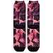 SyXIOP Animal Skin Leopard Red Black Fashion woman crew socks running athletic wicking white socks women (2-Pair)