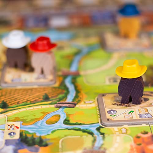 Galapagos Jogos Galápagos, Great Western Trail (2a Edição), Jogo de Tabuleiro para Amigos, 1 a 4 jog