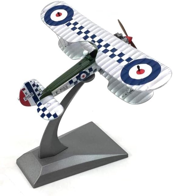 Miniatura 8 de Bristol Bulldog Biplane 172 Modelo de avión fundido a presión (Bristol Bulldog)
