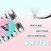 VAVALASH 600 Fans Premade Fans Eyelash Extensions 5D-24D Premade Lash Fans Promade Loose Fans Thin Base Premade Volume Lash Extension(8D-0.07-D-8-15mm)