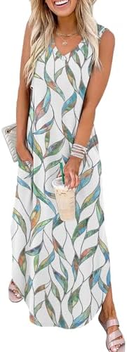 Sampeel Summer Dresses Maxi Dress Vacation Beach Sundresses 2025 ...