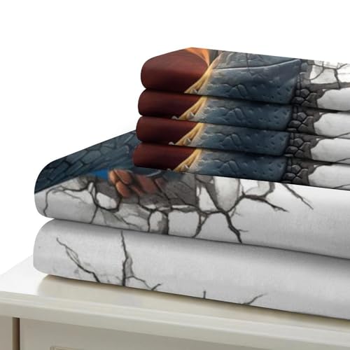 Housse de couette crocodile imprimée 3D en microfibre - 6