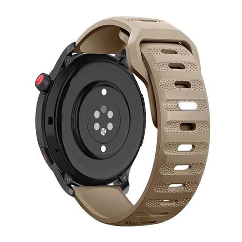 FKMBD 20mm 22mm �V���R���X�g���b�v Samsung Galaxy Watch 6/5/4 44mm 40mm 6/4Classic 43mm 47mm�o���h�u���X���b�g Huawei Watch GT3 4Pro�p�o���h(�u���E���A20mm