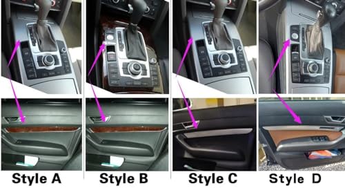 Décalcomanies de panneau central Audi A6 C6 pour masquer les rayures - 2