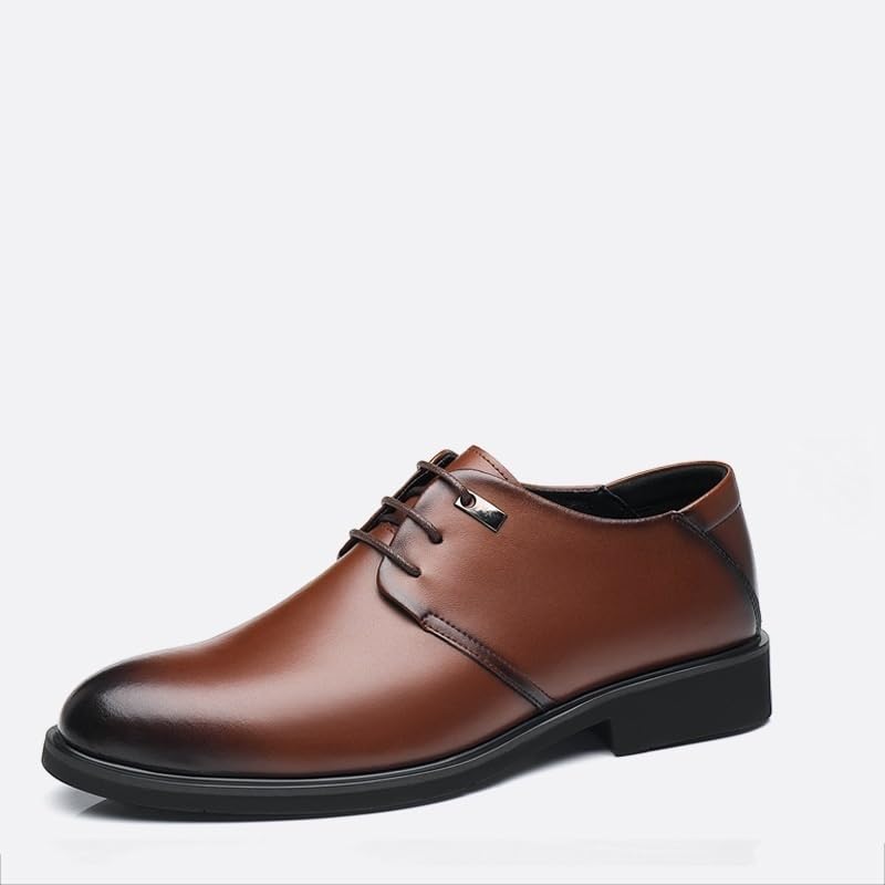 Battle Men Elevator Shoes for Men Faux Leather Height Increasing Dress Formal Shoes That Make You Taller 2 Inches.2