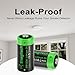 Enegitech CR123A 3V Lithium Battery, 123 3 Volt Lithium Battery, for Home Security Alarm System Sensor Doorlock Smok Carbon Monoxide Alarm Non-Rechargeable (CR123A 2 Pack)