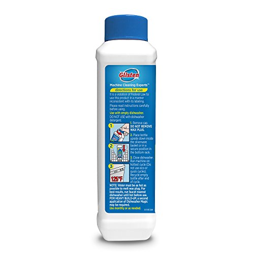 Glisten Dishwasher Magic Machine Cleaner And Disinfectant 12 Fl. Oz. Bottle, 6 Pack, 72 #TOP3
