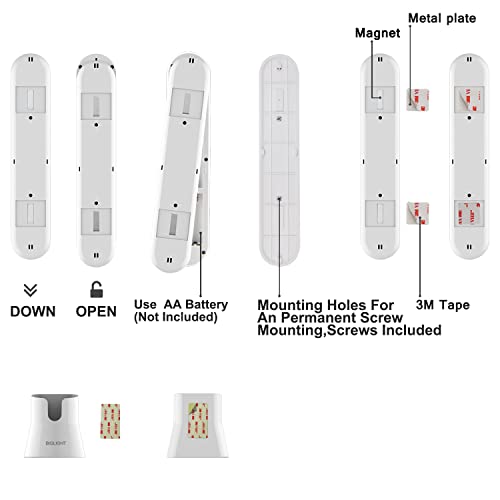 Biglight Wireless Battery Operated Led Table Top Night Light, Touch Light, Push Light, Remote Controlled, 16 Color Changing, Portable Stick On Tap Light For Closet Cabinet Counter Classroom #TOP3