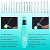 Yarniss 18 Size Counting Crochet Hooks with Light, Digital Counter Crochet Hooks Set with Case (2.0mm~14.0mm)