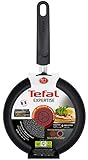 Tefal Expertise Sartén, 32 cm, color negro, aluminio, negro, 25 cm