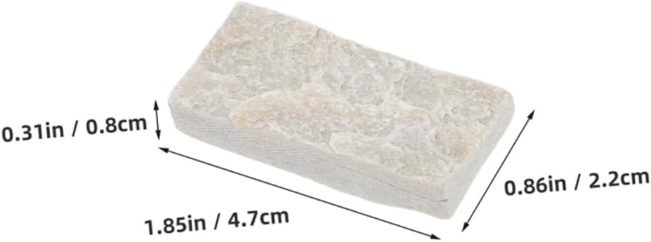 Milisten 40pcs Miniature Simulation Bricks for Dollhouse and Garden Decoration Realistic Fake Brick Blocks for Aquariums Potted Plants and Miniature Landscapes