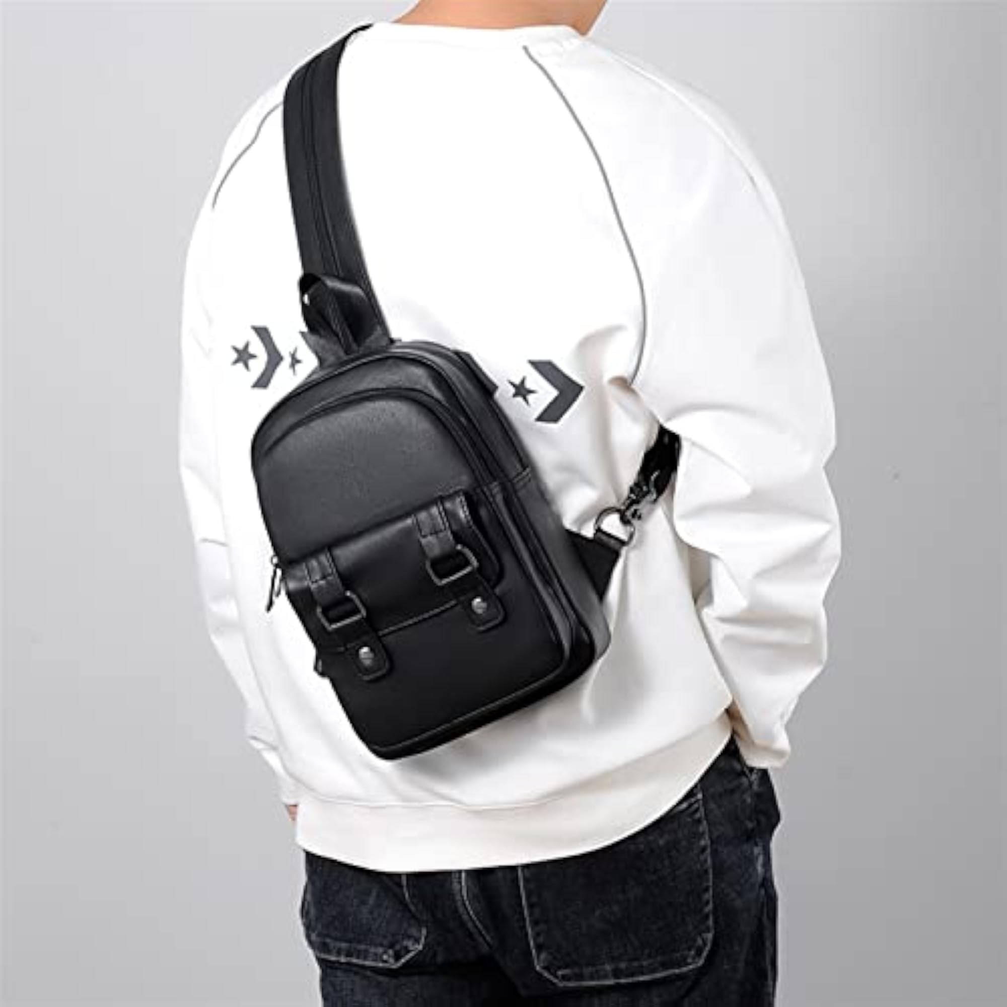 Small Synthetic Leather Mini Backpack for Travel