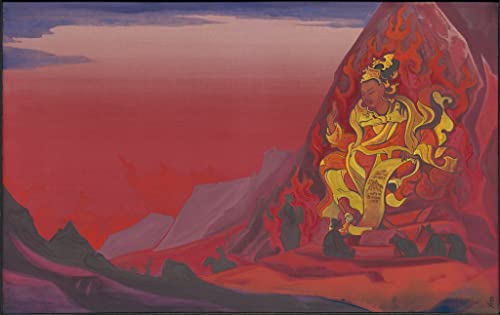 Cuadros de Nicholas Roerich: Comando de Rigden Djapo, lámina de pintura clásica, 60x90cm