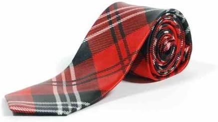 OneStopClothingCoRed Tartan Skinny Tie Scottish School Girl Fancy Dress (OneStopClothingCo)